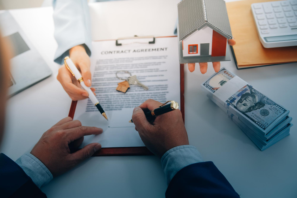 un contrat de location-vente pour une maison